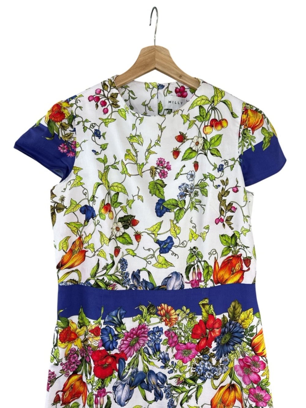 MILLY Karissa Floral print Cotton Dress - Picture 4 of 11